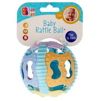 Bam Bam Gumowa kula z dźwiękiem pastel