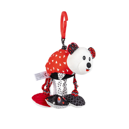 Balibazoo Zawieszka Kontrastowy Miś Jacuś z wibracją BB82395