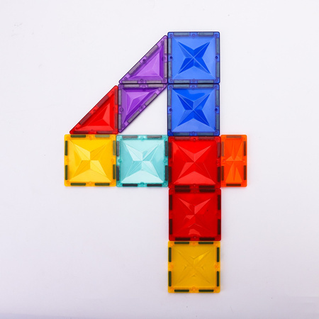 Happy Kiddo Klocki magnetyczne 112 elementów SP85301