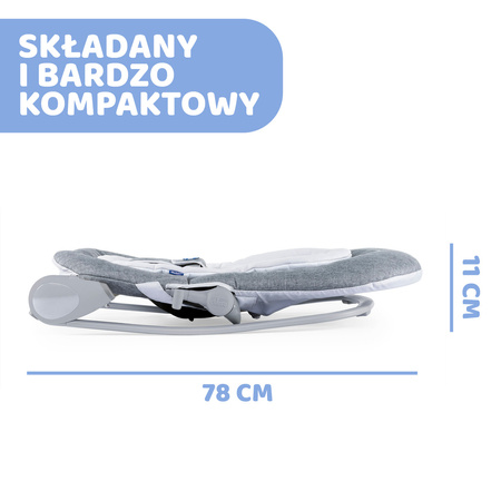 Chicco Leżaczek Bujaczek Hoopla z Pałąkiem Beige Re Lux