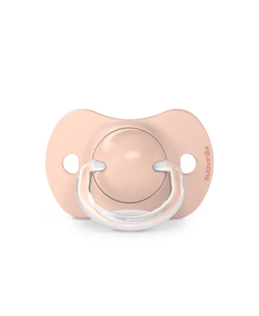 Suavinex Smoczek fizjologiczny SX Pro silikonowy 2szt. 6-18m Brzoskwiniowy