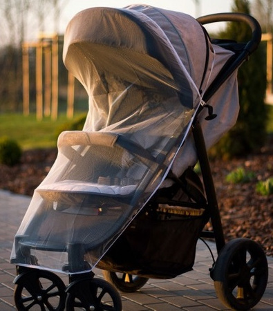 Akuku Moskitiera uniwersalna na wózek, biała A0445