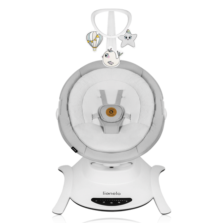 Lionelo Leżaczek bujaczek Bella Set Grey Concrete