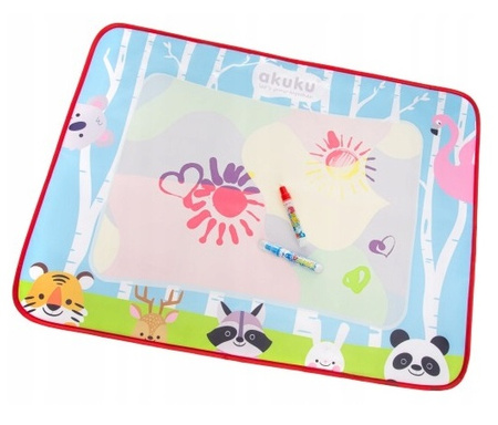 Akuku Magiczna mata do malowania wodą A0386