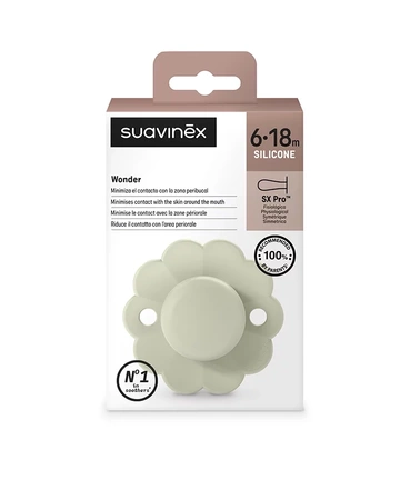 Suavinex Smoczek fizjologiczny SX Pro Wonder 6-18 m Almost Aqua