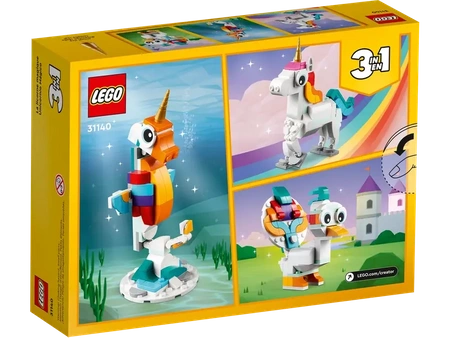 Lego Creator 3 w 1 Magiczny jednorożec 31140