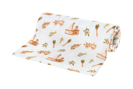 Bocioland Pieluszka Bambusowa 75x75 ZABAWKI