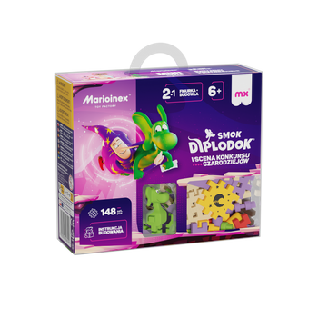 Marioinex Mini Waffle Smok Diplodok i Scena
