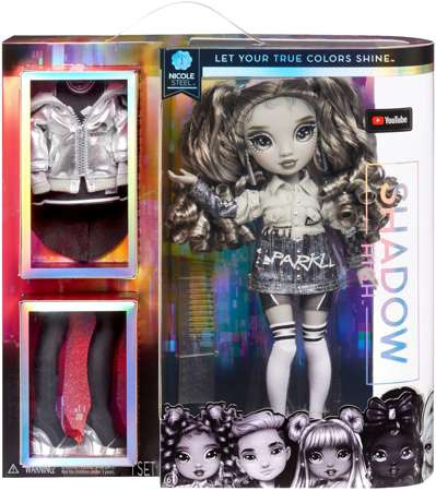 MGA Rainbow High - Shadow High Lalka Nicole Steel