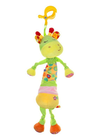 Akuku Pozytywka pluszowa z klipsem ŻYRAFA A0389