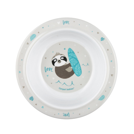 Canpol babies miska z przyssawką z melaminy 270ml EXOTIC ANIMALS