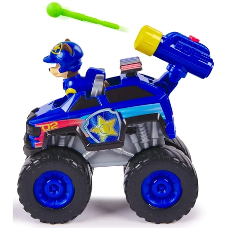 Spin Master Psi Patrol - Pojazd Chase Rescue Wheels z wyrzutnią pocisków + figurka pieska