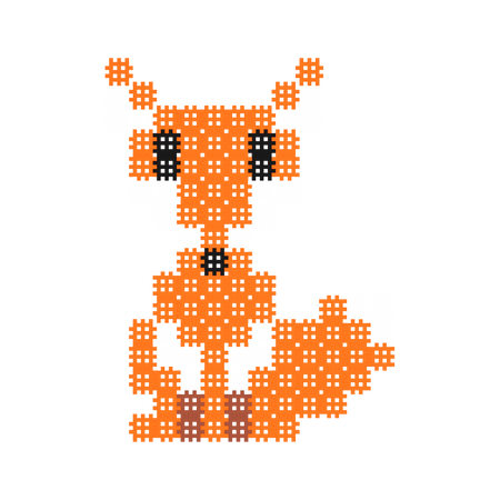 Marioinex Klocki Micro Waffle 150 Lis