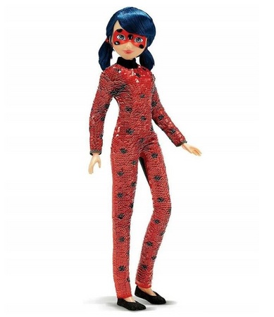 Miraculous Biedronka Lalka z cekinami Marinette