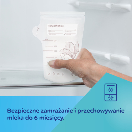 Torebki do przechowywania pokarmu 20 szt. 150 ml, Canpol babies