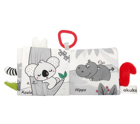 Akuku Książeczka sensoryczna, królestwo zwierząt