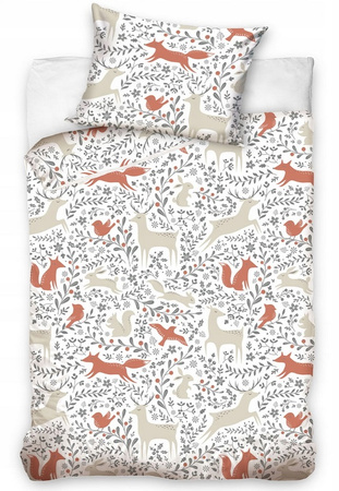 Pościel 100x135cm bawełna Renforce Liski Carbotex