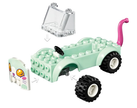 Samochód do pielęgnacji kotów Lego 41439