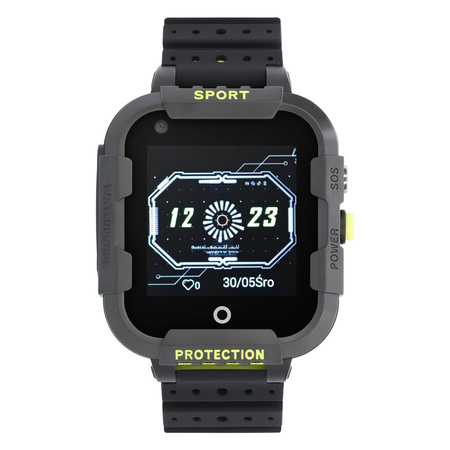 Smartwatch dziecięcy Garett Kids 4G Czarny
