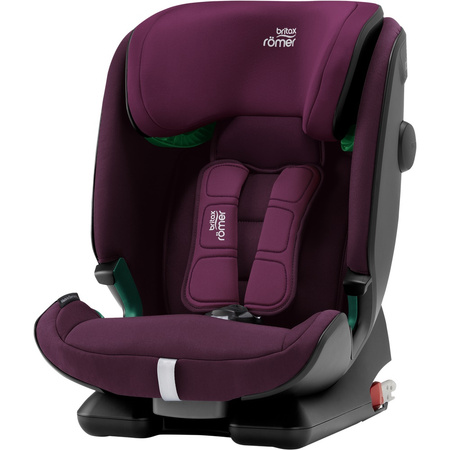 Britax Romer Fotelik samochodowy AdvansaFix i-Size Burgundy Red 76 - 150 cm