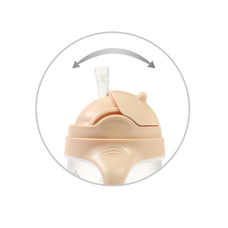 Babyono Kubek niekapek z obciążoną słomką