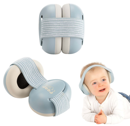 REER Słuchawki ochronne SilentGuard od 12 m + pastelowy niebieski