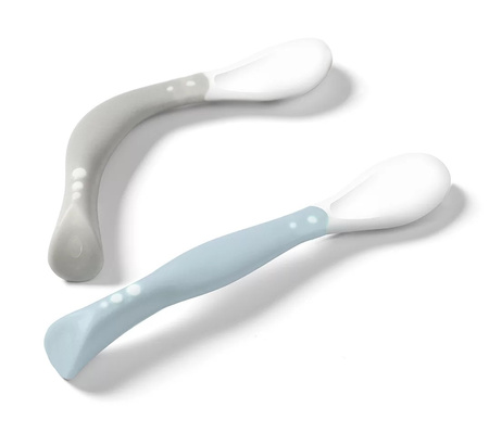 Babyono Łyżeczki plastyczne dla niemowląt 2 szt. 1066/04