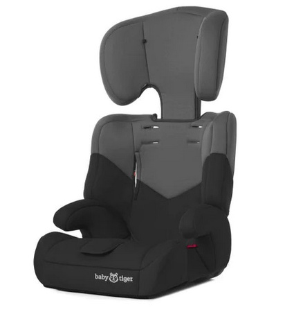 Baby Tiger MALI Fotelik samochodowy 9-36 kg szary
