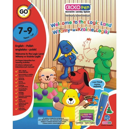 Interaktywna Książka Crocopen Witamy w Krainie Logiki 7-9 lat