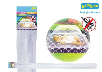 Moskitiera rozkładana ze stelażem, parasol Bambino