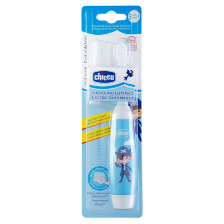 Chicco Szczoteczka elektryczna do zębów dla dzieci 36m+ niebieska