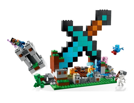 Lego 21244 Minecraft Bastion miecza