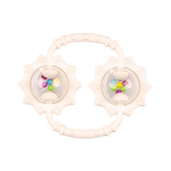 GiliGums Grzechotka Słoneczniki beżowa GG30058