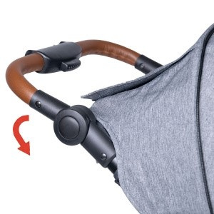 Coletto Wózek spacerowy Nevia VT Dark Grey Koła piankowe EVA