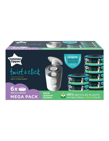 Tommee Tippee Wkład Twist do Sangenic Twist & Click x 6szt