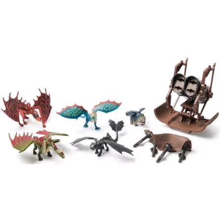 Spin Master Jak wytresować smoka - Księga Smoka Zestaw pięciu figurek 5-pak