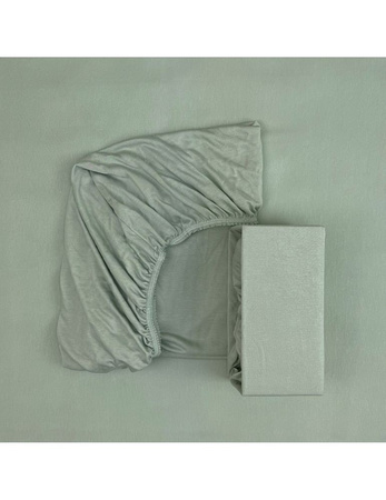 Fiki Miki Prześcieradło bambusowe 60 x 120 cm zielone