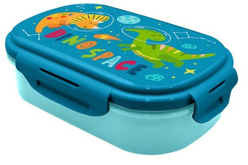 Kids Euroswan Pudełko śniadaniowe + sztućce Dino Space