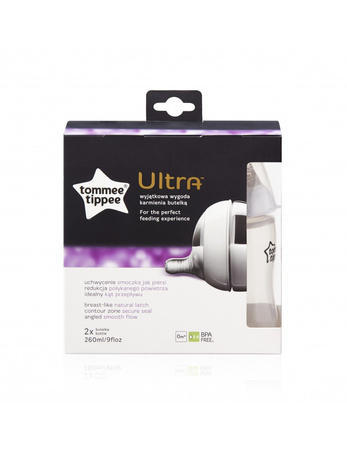 Tommee Tippee Butelka Ultra 2x260ml