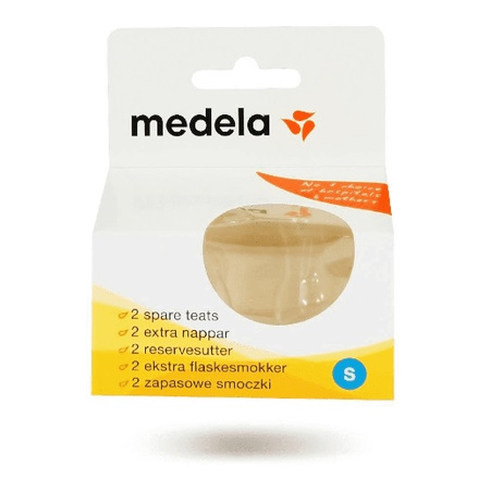 Smoczek silikonowy rozmiar S 2szt. Medela