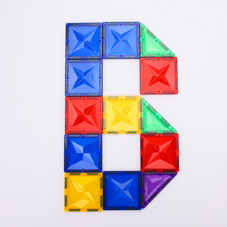 Happy Kiddo Klocki magnetyczne 112 elementów SP85301