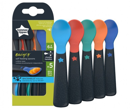 Tommee Tippee Łyżeczki do samodzielnego jedzenia 6m+ 5 szt.