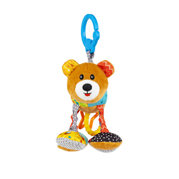 Balibazoo Zawieszka Kolorowy Miś Jacuś z wibracją BB82394