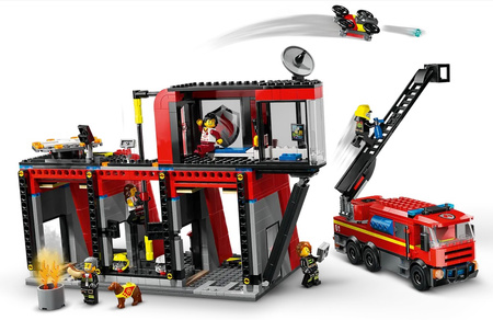 Lego 60414 City Remiza strażacka z wozem strażackim