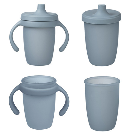 B.box Silikonowy kubek z ustnikiem Ocean