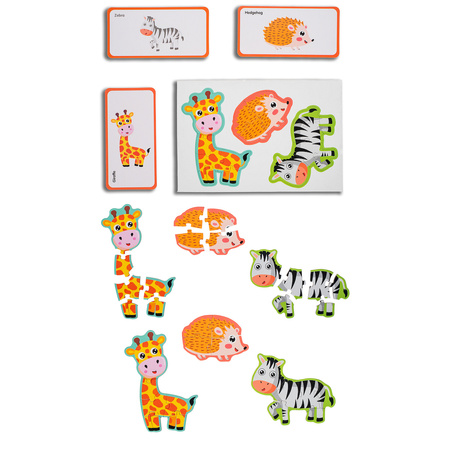 Smily Play Układanka magnetyczna Zwierzęta