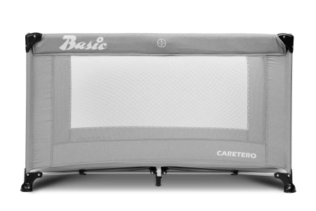 Caretero Łóżeczko turystyczne Basic Grey