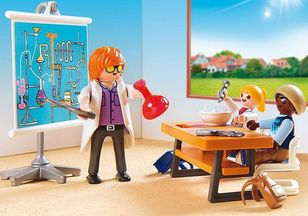 Sala do lekcji chemii Playmobil 9456