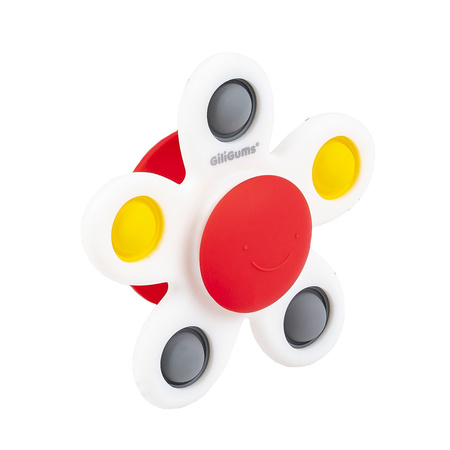 Gili Gums Gryzak Zakręcony Kwiatek Pop It kontrastowy