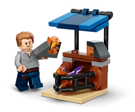 Atrociraptor pościg na motocyklu Lego 76945